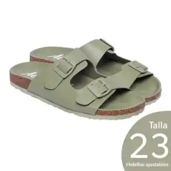 Sam's Club Sandalia para dama aeropostale talla 23 verde oferta