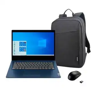Sam's Club Laptop lenovo ideapad 3 ryzen 3/8 gb ram/512 gb ssd + mochila + mouse oferta