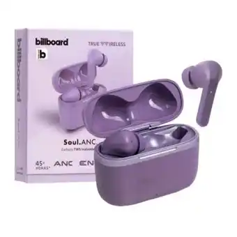 Sam's Club Audífonos inalámbricos billboard tws soul anc violeta oferta