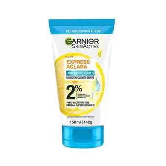 Exfoliante anti acne 150 ml garnier express aclara