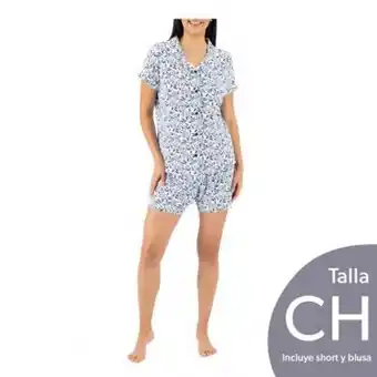 Sam's Club Pijama para dama anne klein talla ch flores oferta