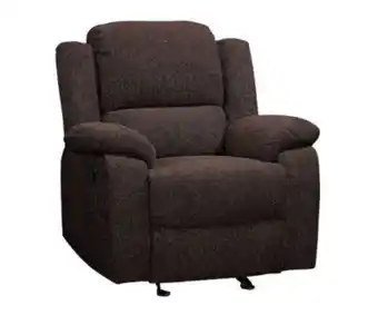 Muebles Dico Sillón con reclinable y mecedora madden café oferta
