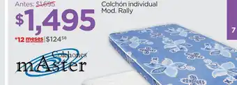 Chedraui Colchón individual rally oferta