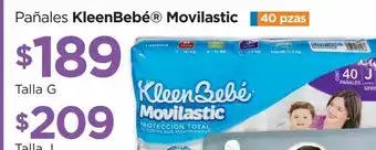Chedraui Pañales kleenbebé movilastic 40 pzas oferta
