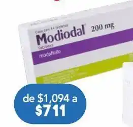 Farmacia San Pablo Modiodal 14 tabletas caja modafinilo 200 mg oferta