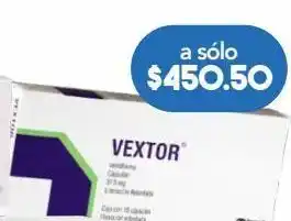Vextor 15 cápsulas caja venlafaxina 37.5 mg