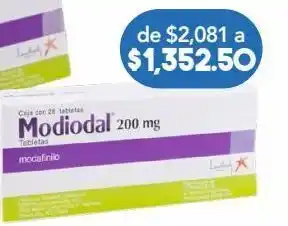 Farmacia San Pablo Modiodal 28 tabletas caja modafinilo 200 mg oferta
