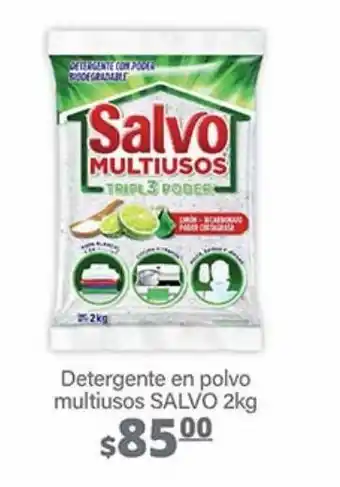 La Comer Detergente en polvo multiusos salvo 2kg oferta