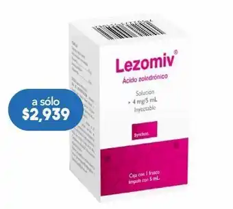 Farmacia San Pablo Lezomiv 1 solución frasco ámpula ácido 4 mg oferta