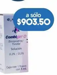 Farmacia San Pablo Combigan d 5 ml solución frasco tartrato de brimonidina 2 mg timolol 5 mg oferta