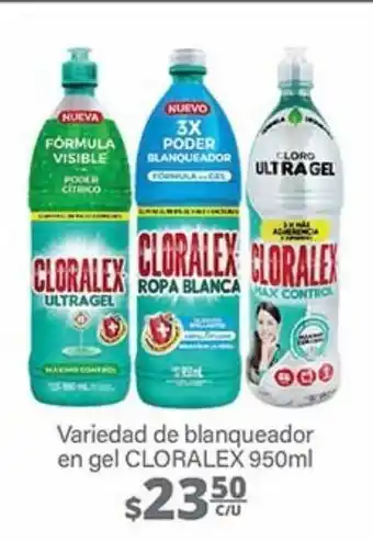 La Comer Blanqueador en gel cloralex 950ml oferta