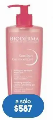 Farmacia San Pablo Bioderma sensibio gel espumoso limpiador para rostro y ojos 200 ml gel envase oferta