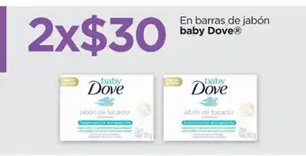 En barras de jabón baby dove