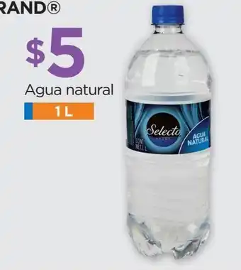 Chedraui Agua natural selecto 1l oferta