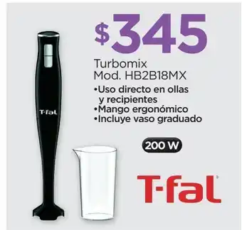 Chedraui Turbomix t-fal oferta