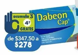 Farmacia San Pablo Dabeon suplemento alimenticio 30 cápsulas caja ácido fólico 0.400 mg oferta
