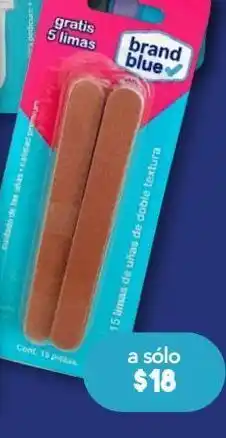 Farmacia San Pablo Brand blue limas de uñas de doble textura oferta
