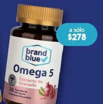 Farmacia San Pablo Brand blue suplemento alimenticio omega 5 con extracto de granada oferta