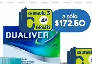 Farmacia San Pablo Dualiver 16 cápsulas caja dimeticona 150 mg oferta