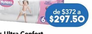 Huggies ultraconfort pañales para niña etapa 6