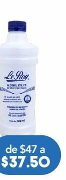 Farmacia San Pablo Le roy alcohol desnaturaliza 70° c/500ml oferta