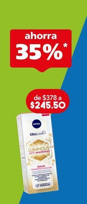 Farmacia San Pablo Nivea serum lumino 630 anti-manc c/30ml oferta