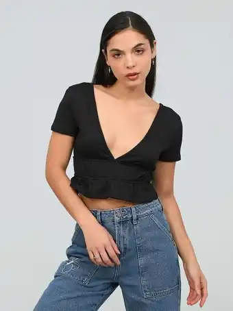 Blusa escote v