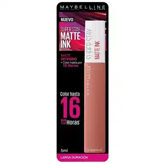 Labial líquido maybelline new york super stay matte ink 65 seductres 5ml