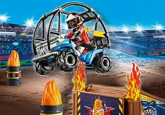 70820 starter pack stuntshow quad con rampa de fuego