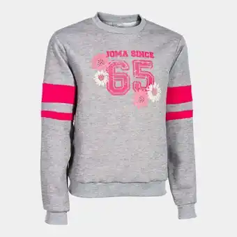 Joma Sudadera niña hanna gris melange oferta