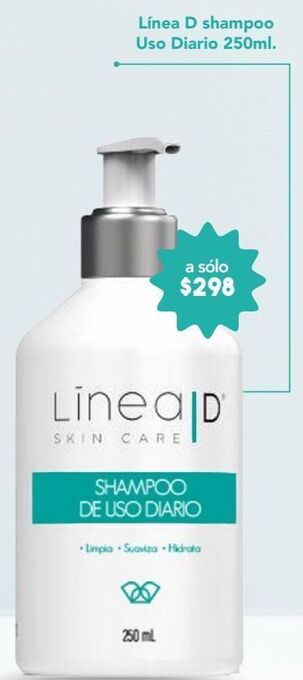 Farmacia San Pablo Linea d shampoo uso diario env c/250ml oferta