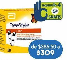Farmacia San Pablo Freestyle tiras lite c/50pzs oferta