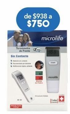 Farmacia San Pablo Microlife termometro s/contacto c/1pza oferta