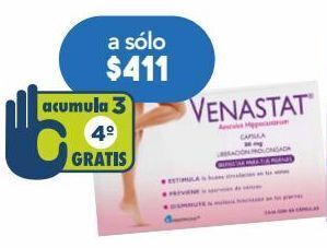 Farmacia San Pablo Venastat cap 300mg caj c/60 oferta