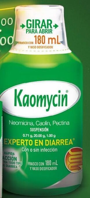 Farmacia San Pablo Kaomycin c/neomicina sus 0.71gr frac/180 oferta