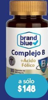 Brand blue complejob +áci fólico c/30cap