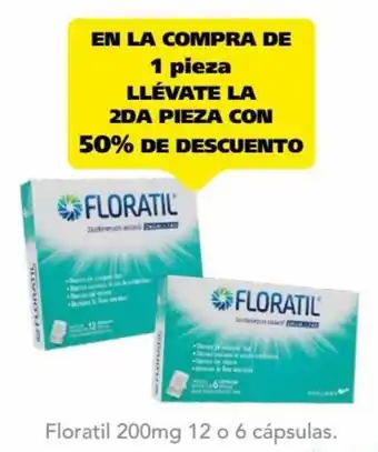 Farmacia San Pablo Floratil 200mg 12 o 6 cápsulas. oferta