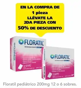 Farmacia San Pablo Floratil pediátrico 200mg 12 o 6 sobres. oferta