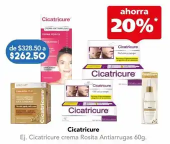 Cicatricure Ej. Cicatricure crema Rosita Antiarrugas 60g
