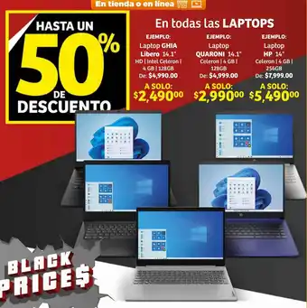 Laptop GHIA Libero 14.1" HD | Intel Celeron | 4 GB | 128GB