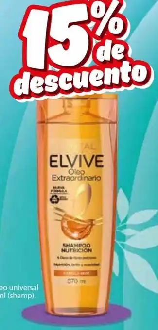 Elvive óleo universal 12-370 ml (shamp).