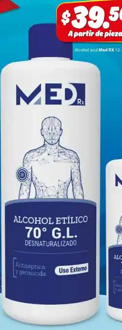 Alcohol azul Med RX 12-1 It.
