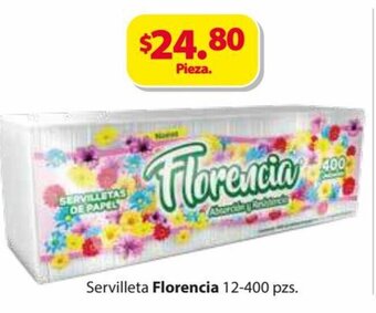Zorro Servilleta Florencia 12-400 pzs. oferta