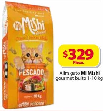 Zorro Alim gato Mi Mishi gourmet bulto 1-10 kg. oferta