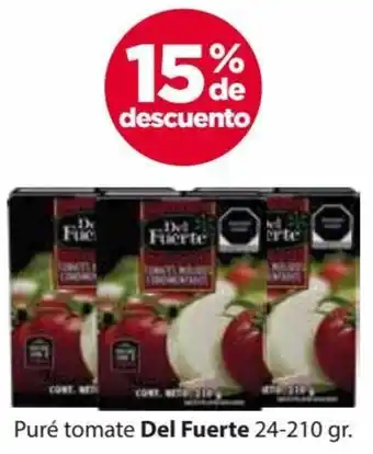 Puré tomate Del Fuerte 24-210 gr.