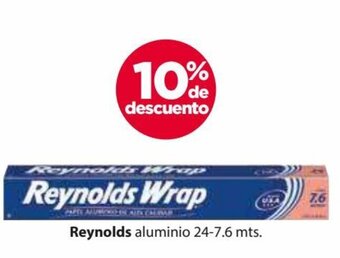 Zorro Reynolds aluminio 24-7.6 mts. oferta