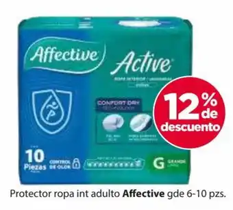 Protector ropa int adulto Affective gde 6-10 pzs.