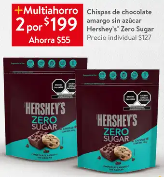 Walmart Chispas de chocolate amargo sin azúcar Hershey's® Zero Sugar oferta