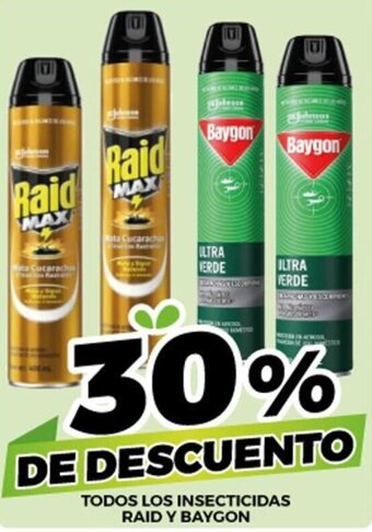 TODOS LOS INSECTICIDAS RAID Y BAYGON
