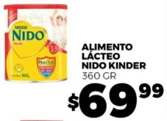 Merco ALIMENTO LÁCTEO NIDO KINDER 360 GR oferta